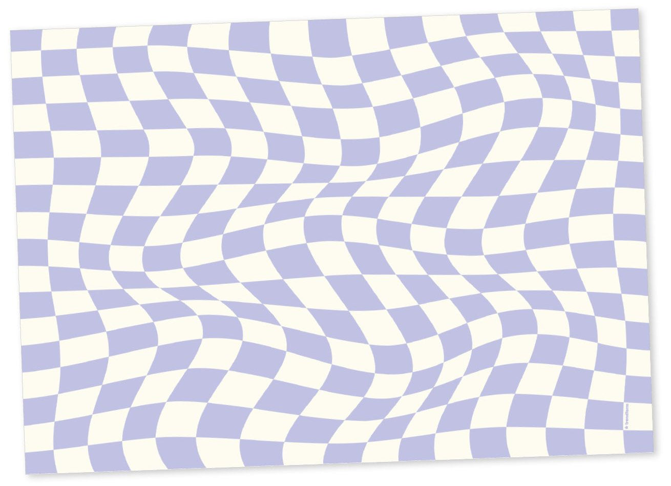 Trendform Tischset – 29,7×42 cm, 6er-Pack, Papier, Mehrfarbig, Funky, FSC