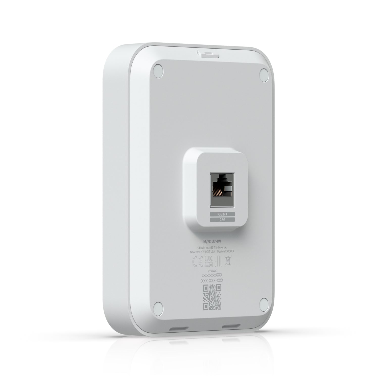 Ubiquiti UniFi U7-IW – Access Point – Wi-Fi 7 (2,4/5 GHz), 4,3 Gbit/s, 2.5GbE, PoE+, Wandmontage