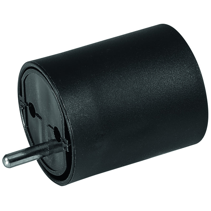 Steffen Adapterkabel, Schuko zu T12, 3-polig, IP44, 10 A 250 V – schwarz