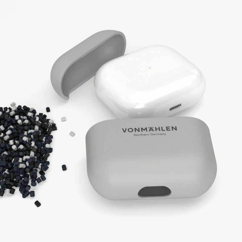 Vonmählen Thin Case APC00003 – Schutzhülle – für Apple AirPods (3. Generation) – fallbeständig – hellgrau