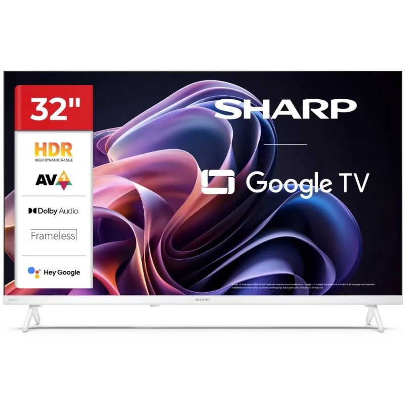 Sharp 32HF2265EW – 32" TV – HD – LCD – Google TV – 60 Hz – HDR10, HLG