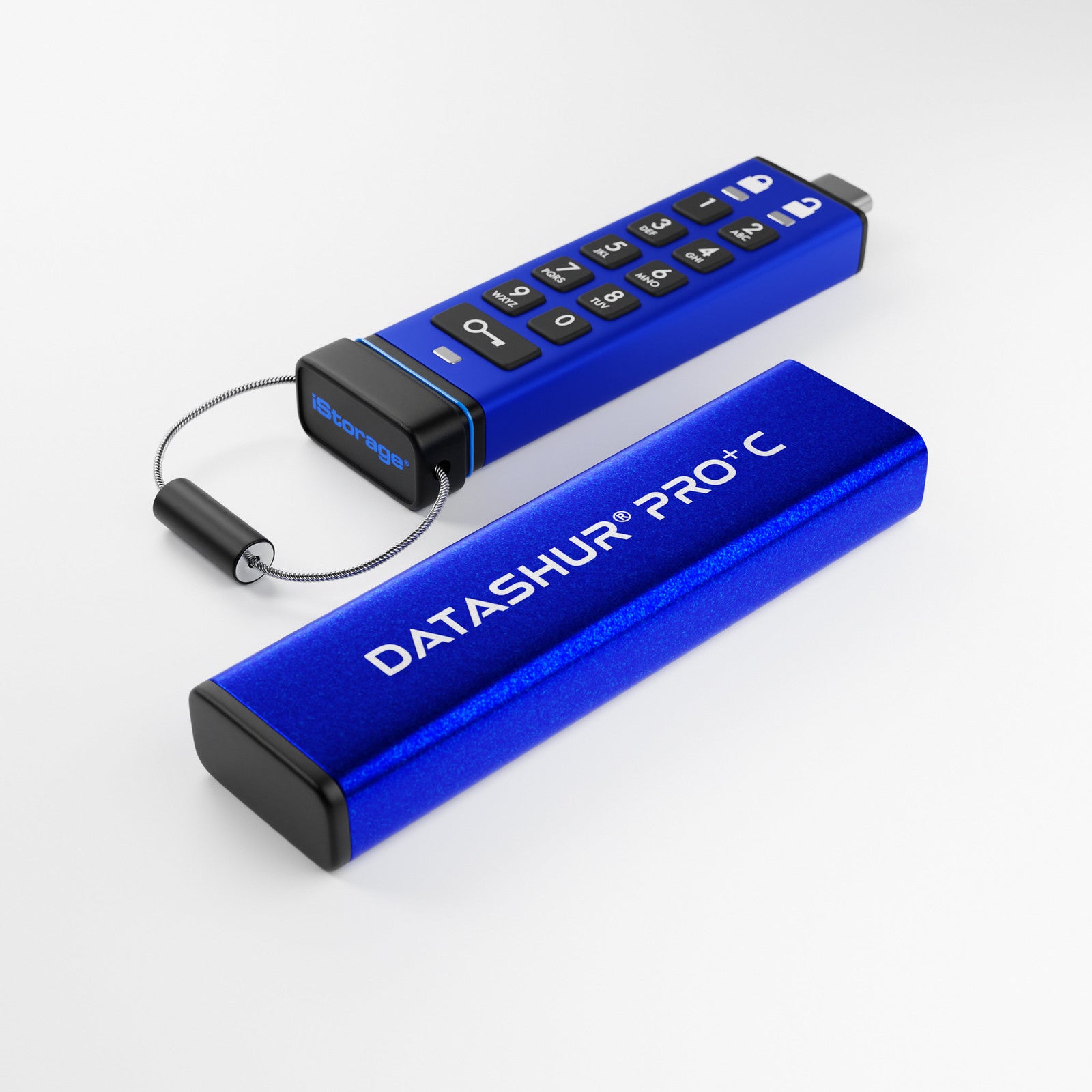 iStorage datAshur Pro+C – 512 GB USB-C Verschlüsseltes Laufwerk, AES-XTS 256 HW, FIPS 140-3 L3, IP68