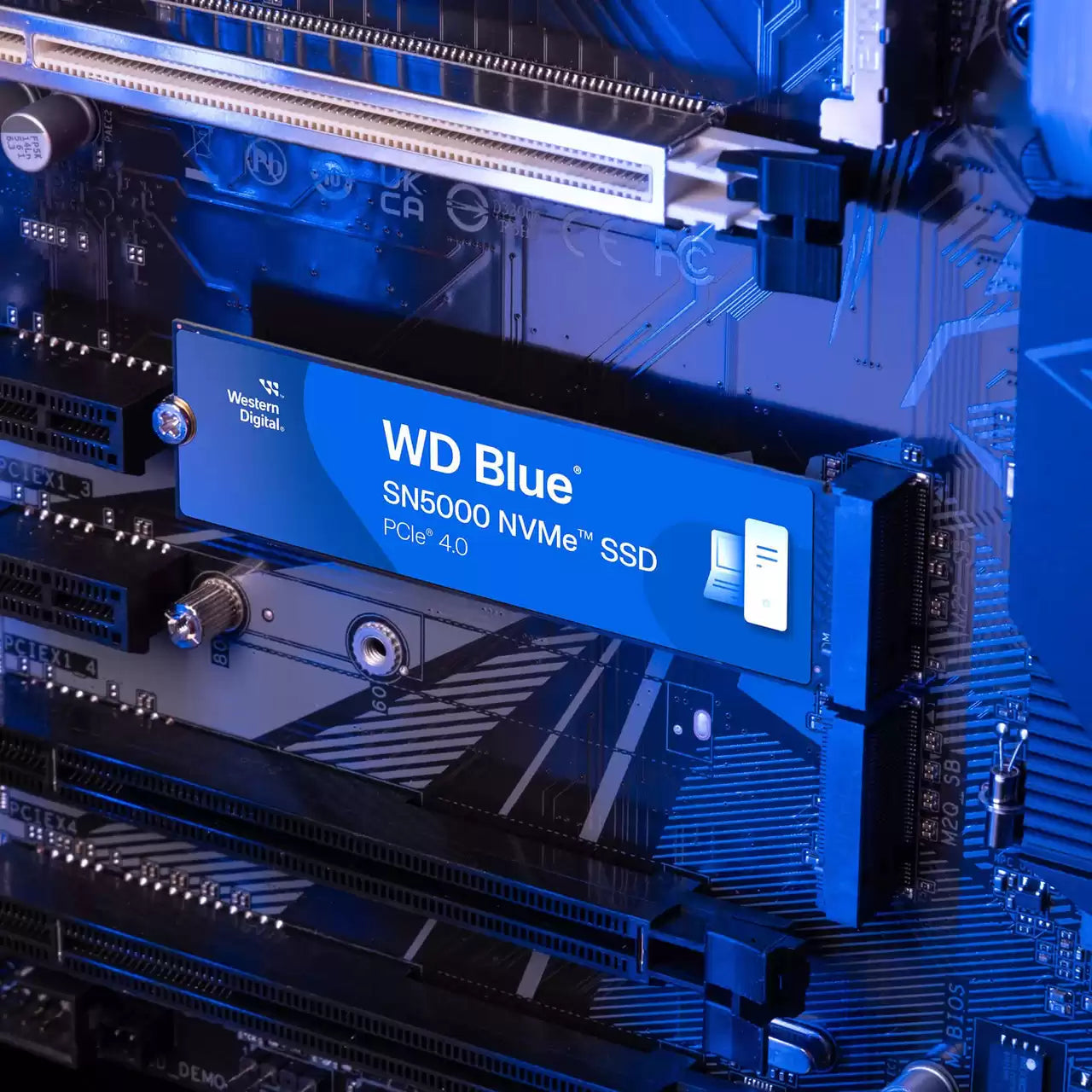 Western Digital Blue SN5000 500 GB – M.2 2280, PCIe 4.0 NVMe, 5000/4000 MB/s