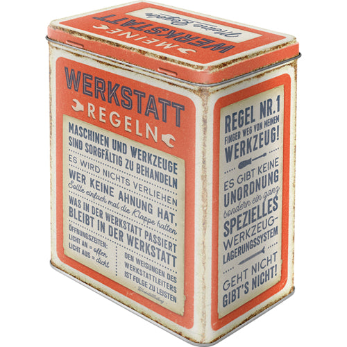 Nostalgic Art Vorratsdose 3 L, 14 × 10 × 20 cm, Metall, Mehrfarbig