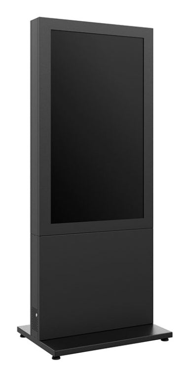 Hagor Digital-Signage-Stand für 55" Displays – abschliessbar, Belüftung – RAL 7016 – HP Kiosk 55" FS