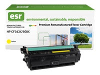 esr 508X Gelber Toner – Kompatibel XL – 9'500 Seiten – für HP