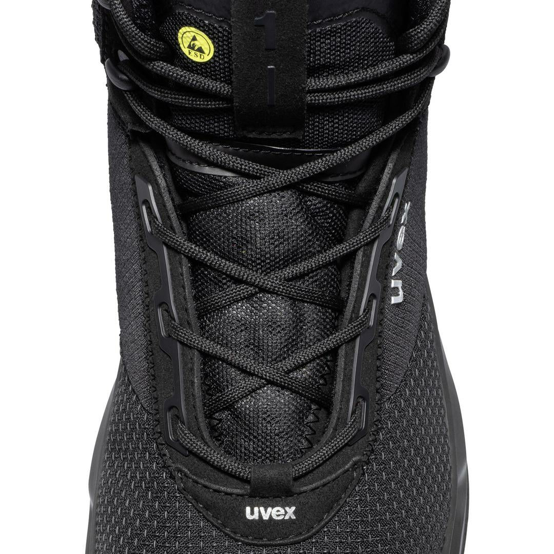 Uvex 1 x-craft pro Sicherheitsstiefel S1 PL – Schwarz – Grösse 41, Weite 11