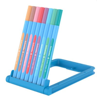 Schneider AG Schneider Slider Edge Pastell Kugelschreiber – 8er Pack, Mehrfarbig, Spitze Extradick, Deckel