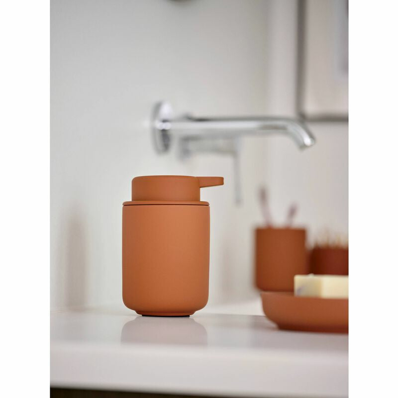 Zone Denmark Seifenschale Ume – Steingut, Ø12×3 cm, Terrakotta