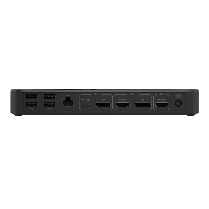 Belkin INC003VFBK Dockingstation – USB-C, 2× DP, 2× HDMI, 5× USB-A, 3× USB-C, 65 W PD, GbE, 3,5 mm Audio