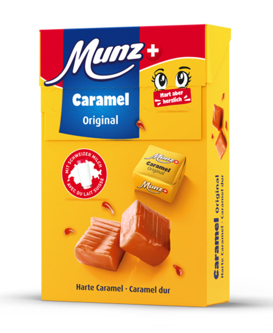 Maestrani Munz Caramel Original Lutschbonbons – 140 g