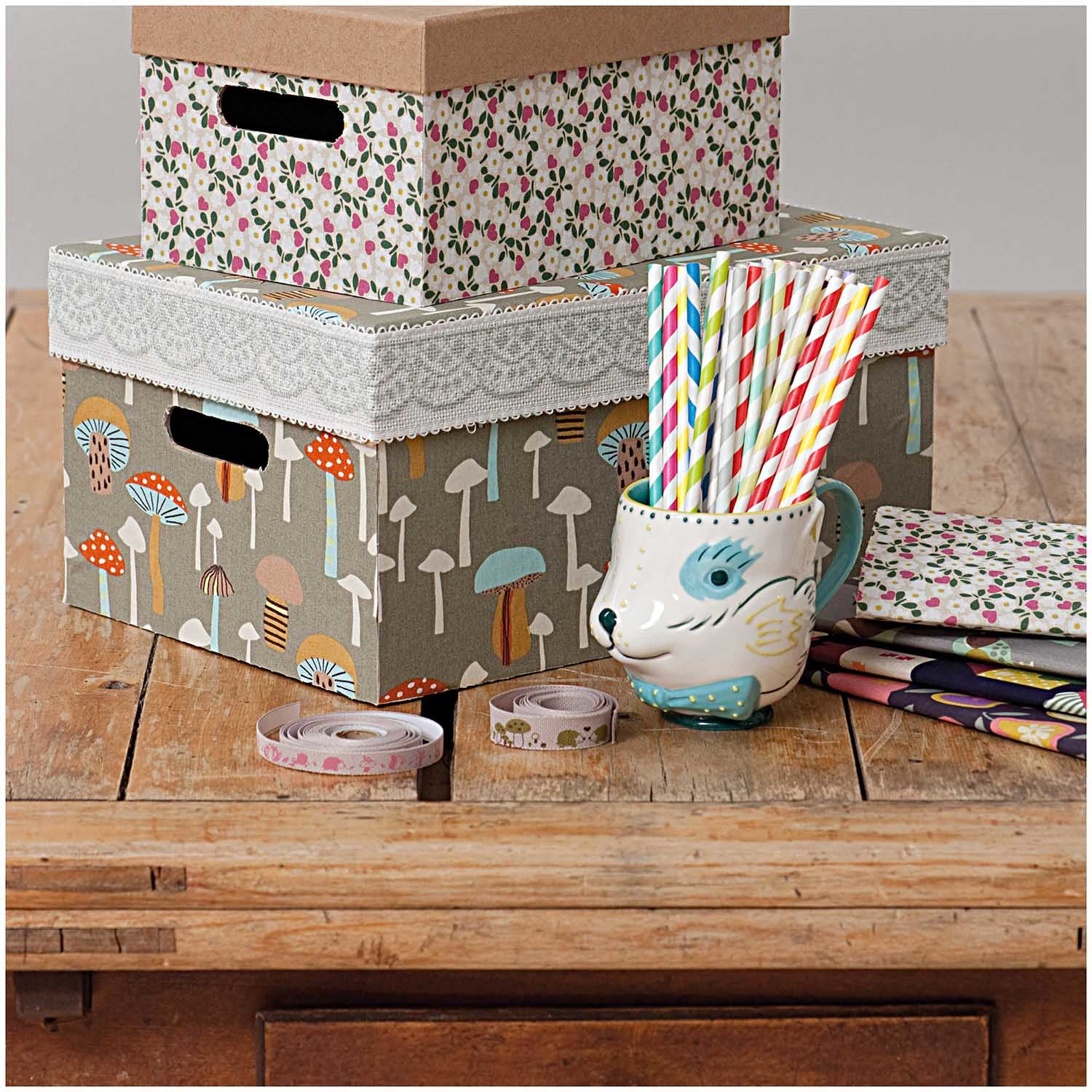 Rico Design Papierstrohhalme, Ø 6 mm 19,5 cm, mehrfarbig – 24 Stk.