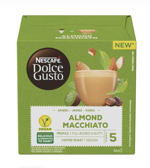 Nescafé Dolce Gusto Kaffeekapseln Almond Macchiato – für Dolce Gusto – 12 Kapseln
