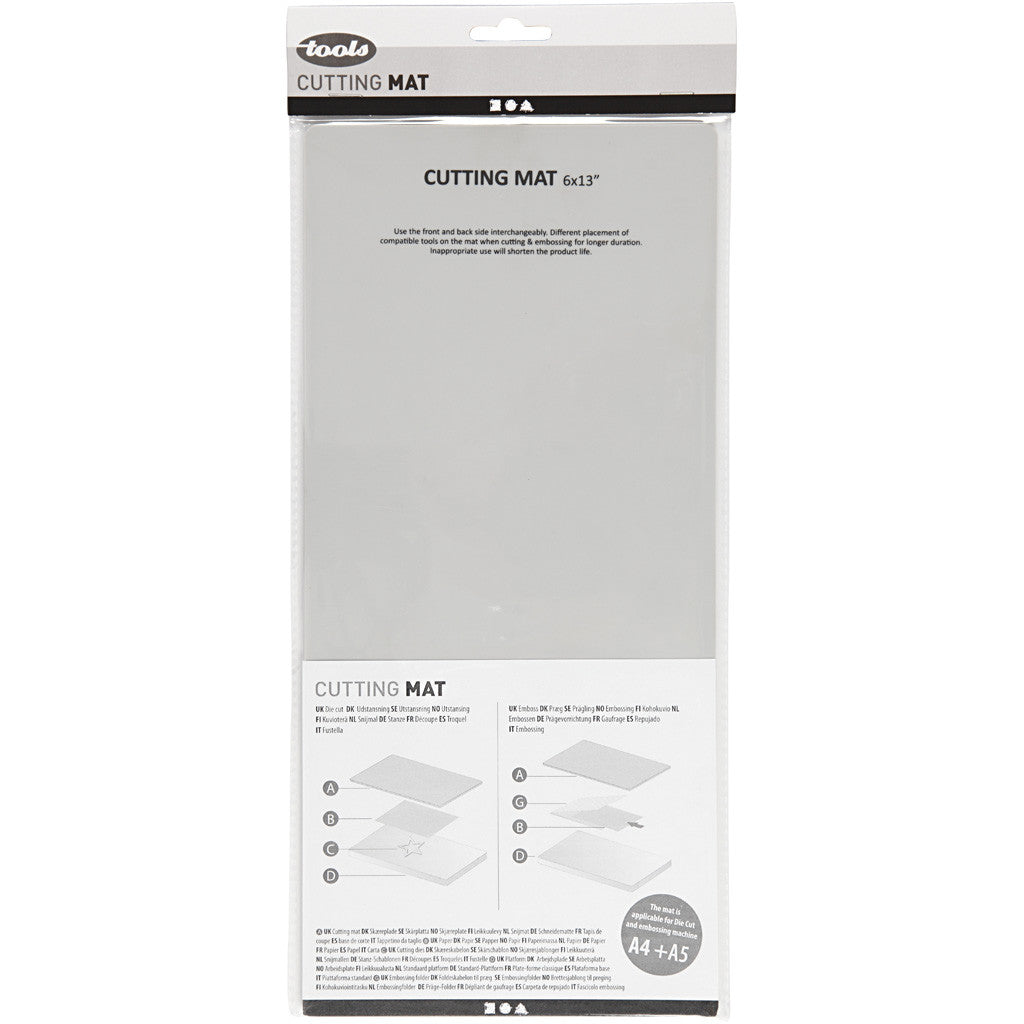 Creativ Company Schneidematte – 15 × 33 cm – weiss – für 11792