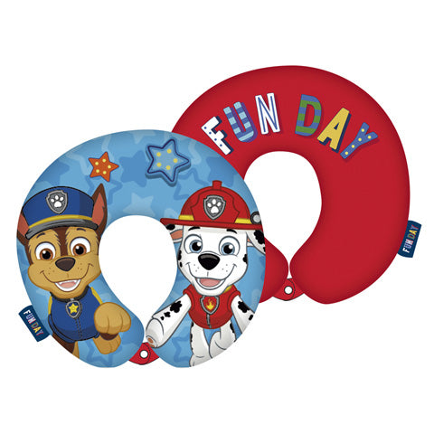 Arditex Reisekissen – für Kinder (ab 3 J.) – für Auto – 280×60×280 mm – Mehrfarbig – Baumwolle – Paw Patrol