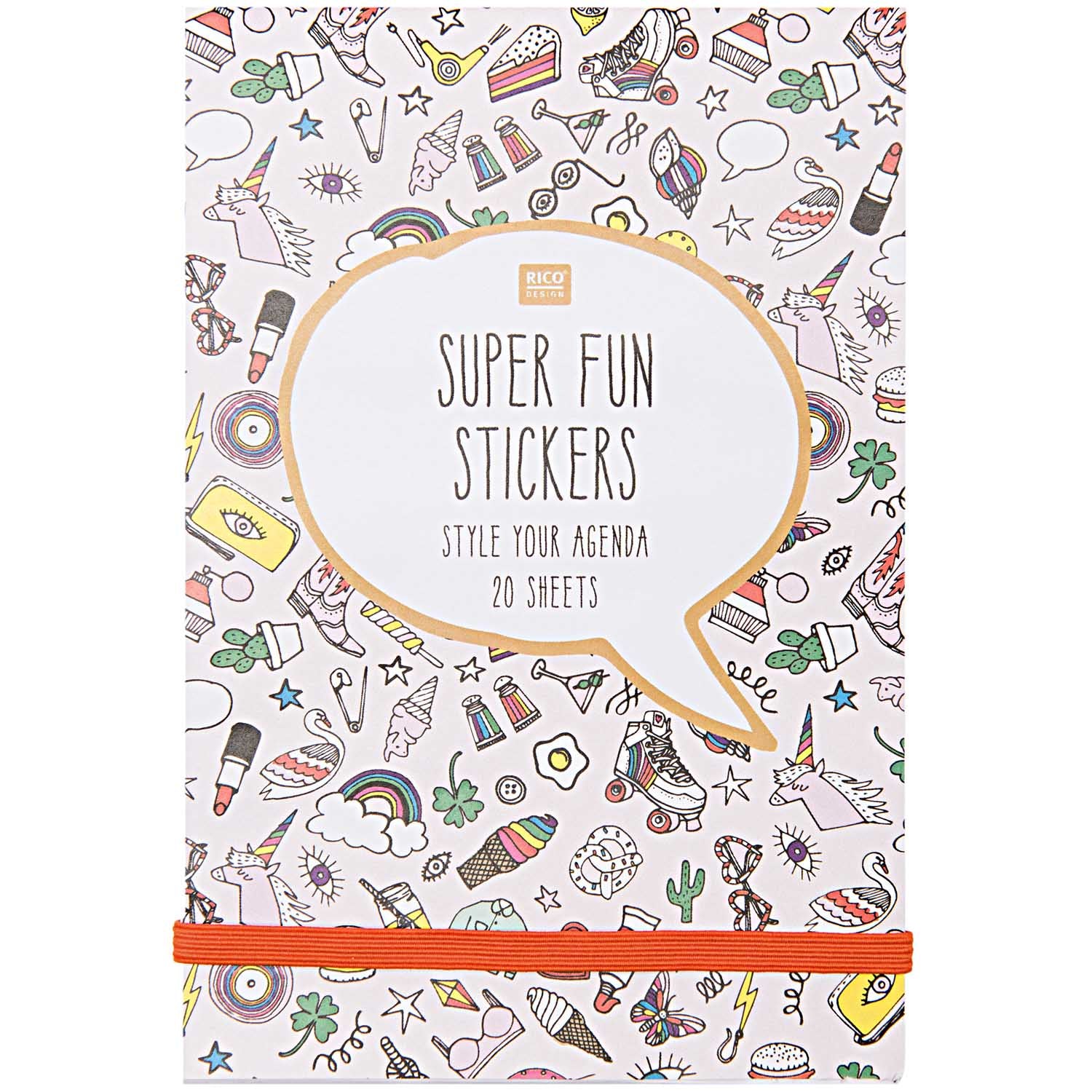 Rico Design Stickerbuch, Summer, 20 Seiten