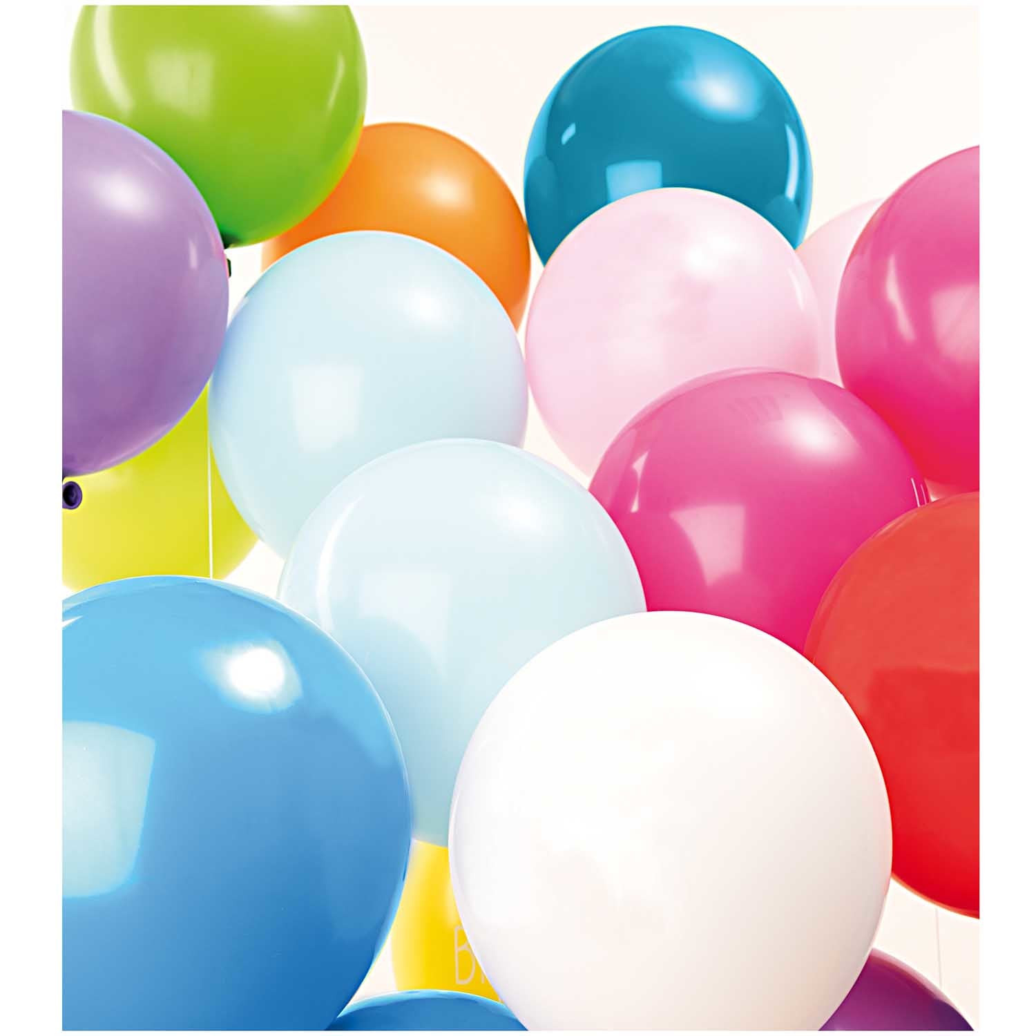 Rico Design Luftballons – mehrfarbig – Ø 30 cm – Latex – 12 Stk