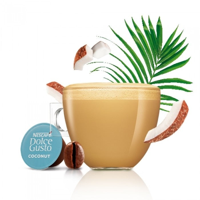 Nescafé Dolce Gusto Kaffeekapseln Coconut Macchiato – für Dolce Gusto – 12 Kapseln