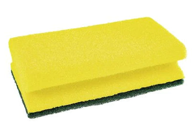 3M Scotch-Brite Spülschwamm Classic XXL – Schaumstoff, Rechteckig, für Geschirr, Gelb, 4 Stk.