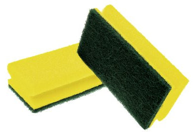 3M Scotch-Brite Spülschwamm Classic XXL – Schaumstoff, Rechteckig, für Geschirr, Gelb, 4 Stk.
