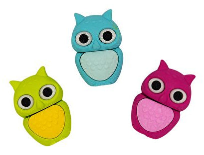 Wedo Radierer – für Bleistifte – 27 × 40 × 18 mm – Kunststoff – sortiert (grün, blau, pink)