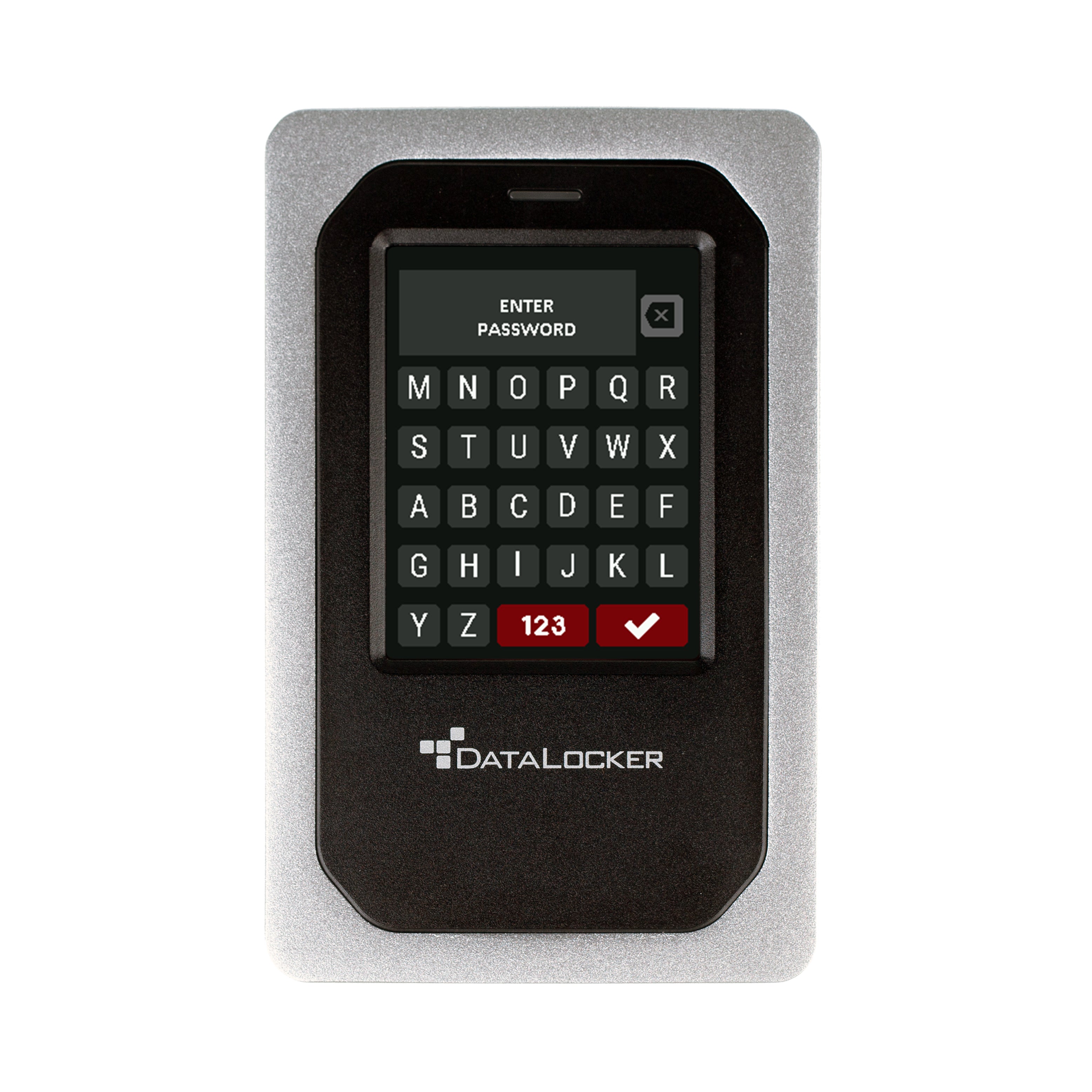 DataLocker DL4 FE 2 TB – USB-C 3,2 Gen 1, 2,5" SATA HDD, 5400 U/min