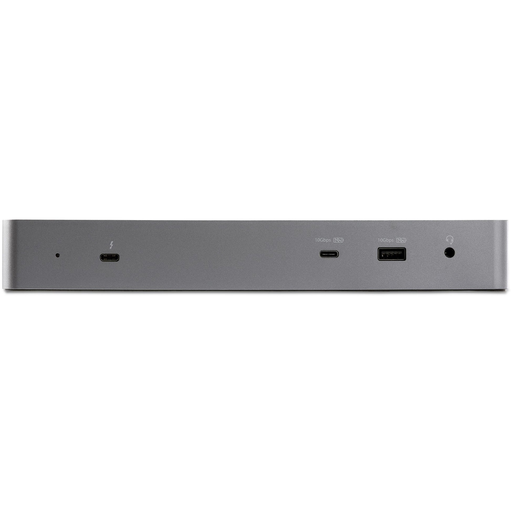 StarTech.com Dockingstation – Thunderbolt 3, 2× DP, 2× HDMI, 96 W PD, 3,5 mm, für Windows/Mac/Linux