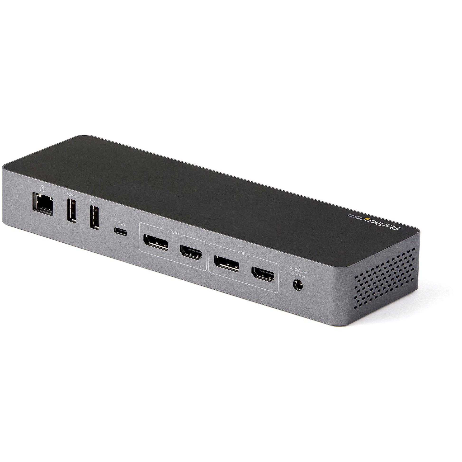 StarTech.com Dockingstation – Thunderbolt 3, 2× DP, 2× HDMI, 96 W PD, 3,5 mm, für Windows/Mac/Linux