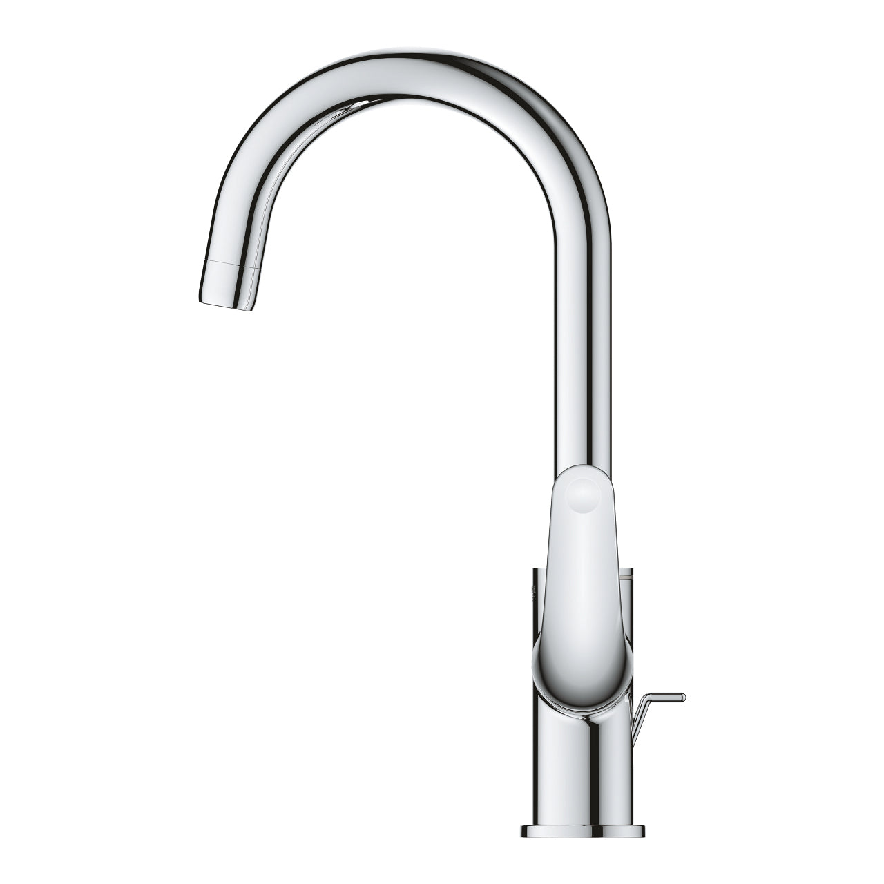 GROHE Swift Einhebelmischer L – Höhe 311 mm, Tiefe 141 mm, Anschlussmass 1/2", Messing, Chrom