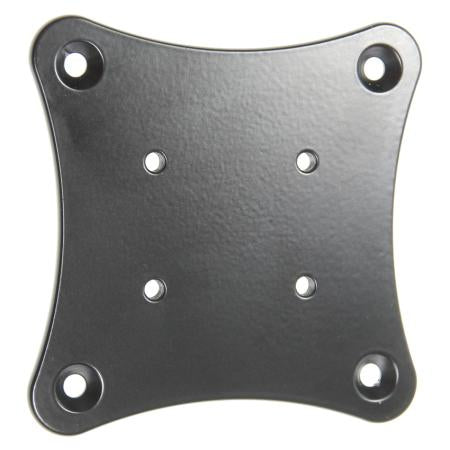 Brodit 215988 – VESA-Adapterplatte – VESA 75×75 mm – Aluminium, Schwarz