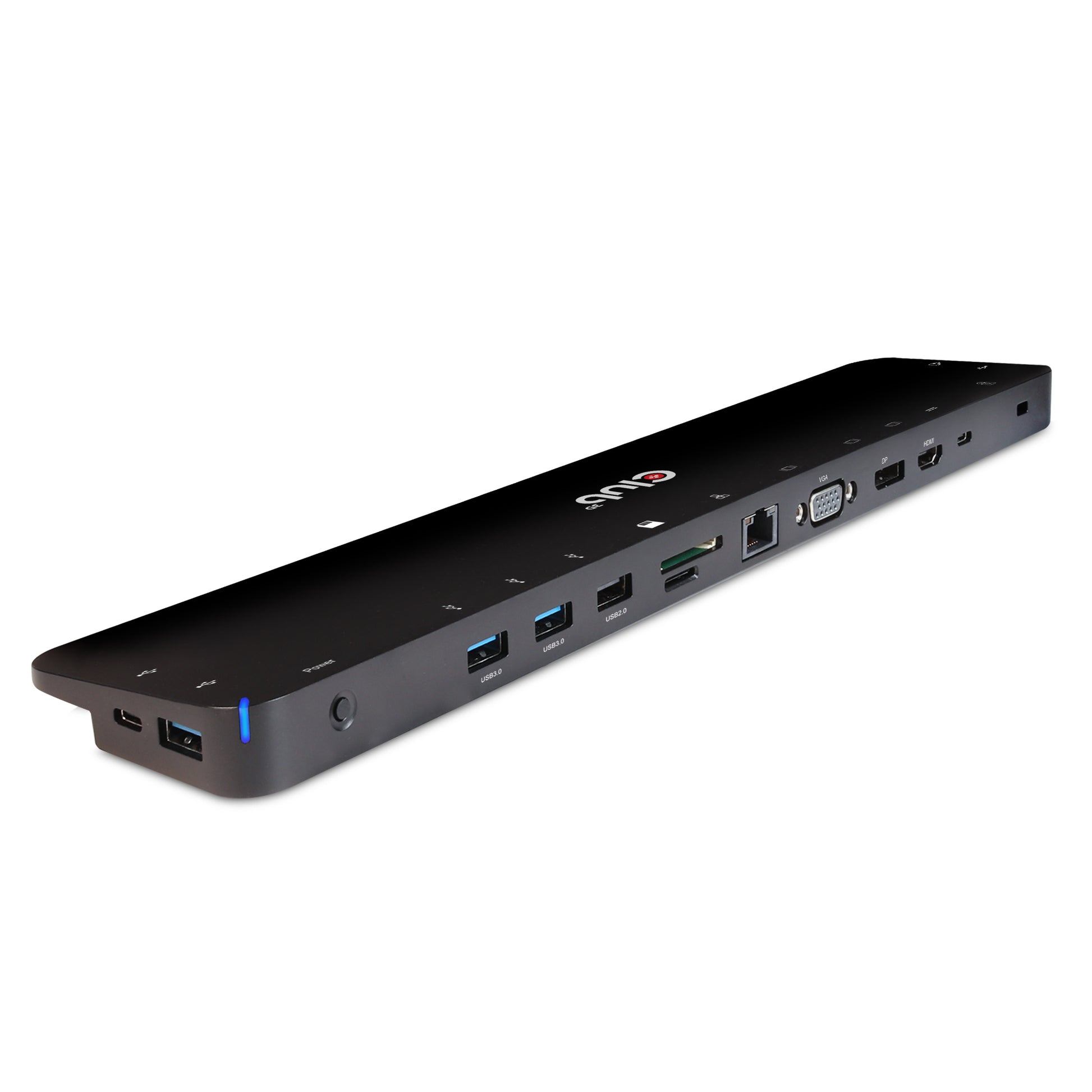 CLUB3D Club 3D Dockingstation – USB-C, 1× DP, 1× HDMI, 1× VGA, 5× USB-A, 100 W PD, 3,5 mm Audio