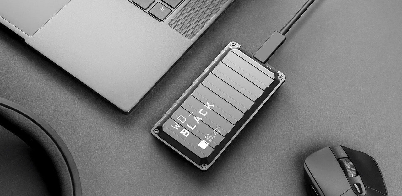 Western Digital Black P50 Game Drive SSD 4 TB – USB-C 3.2 Gen 2, 2000 MB/s