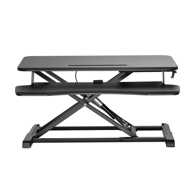 LogiLink EO0033 – Schreibtischaufsatz, 80 × 61,5 cm, höhenverstellbar, Gasfeder, für 1 Monitor, schwarz