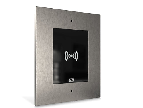 2N Zugangskontrollleser Access Unit 2.0 – 108 × 45 × 131 mm, schwarz, IP54