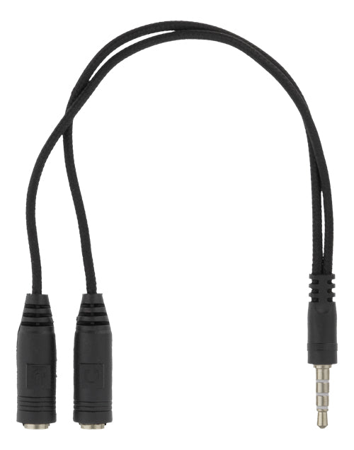 Deltaco GAM-105 Gaming-Headset – Over-Ear, Kabel 3,5 mm + USB-A (LED), für PC, PS4/5, Mac, Schwarz