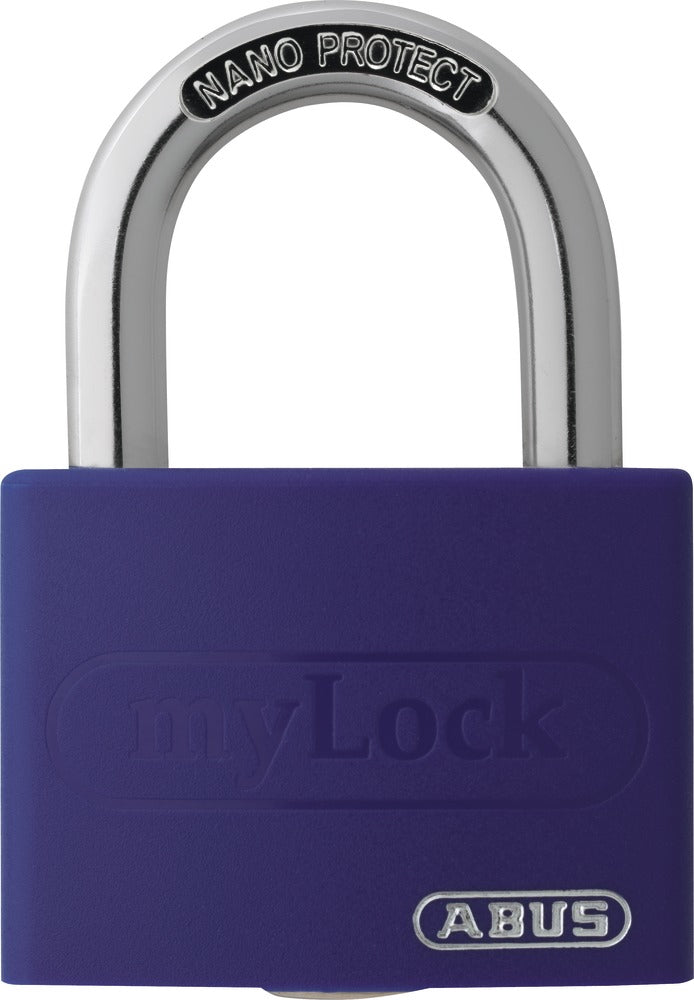 ABUS T65AL/40 Mechanisches Vorhängeschloss – Aluminium, Bügel 23×22 mm, Ø6,5 mm, Sicherheitslevel 5, Aussen