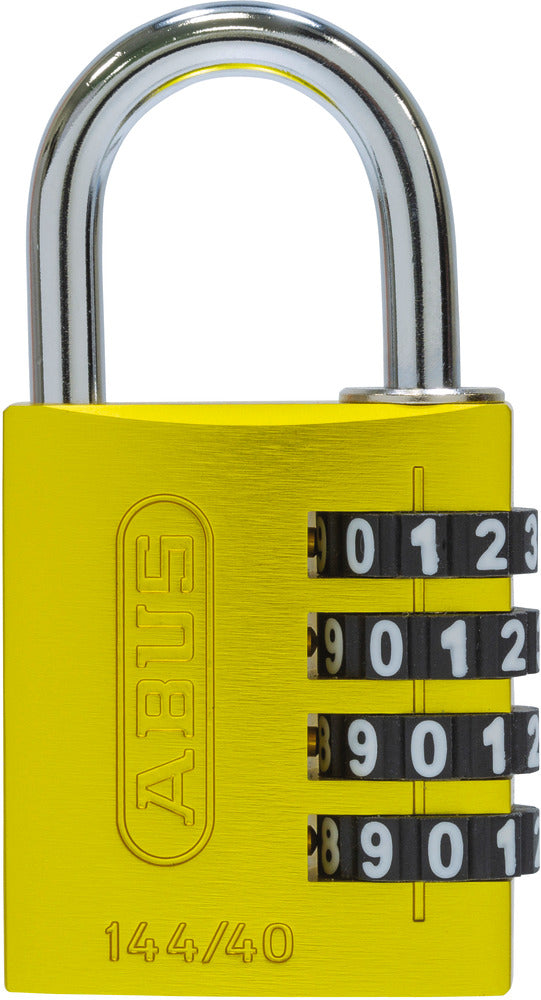 ABUS 144/40 Mechanisches Vorhängeschloss – Aluminium, Bügel H×B 26×21,5 mm, Ø 6 mm, Aussen, Grün