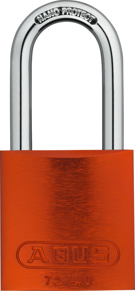 ABUS 72/40HB40 Mechanisches Vorhängeschloss – Aluminium, Bügel 39×19,5 mm, Ø 6,5 mm, Sicherheitsstufe 6, Aussenbereich geeignet