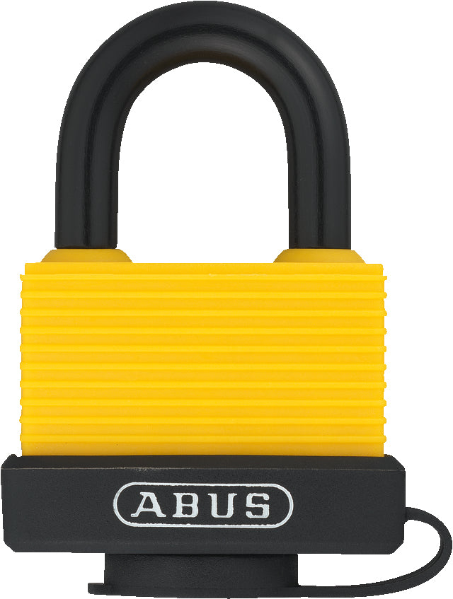 ABUS 70AL/45 Mechanisches Vorhängeschloss – Aluminium, Bügel 25×20 mm, Sicherheitslevel 5, Aussen, Gelb