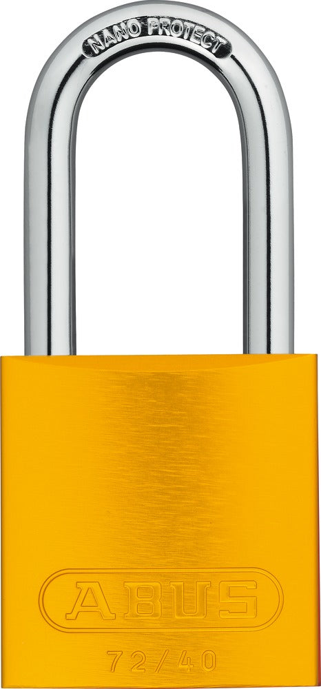 ABUS 72/40HB40 Mechanisches Vorhängeschloss – Aluminium, Bügel 39×19,5 mm, Ø 6,5 mm, Sicherheitslevel 6, Aussenbereich