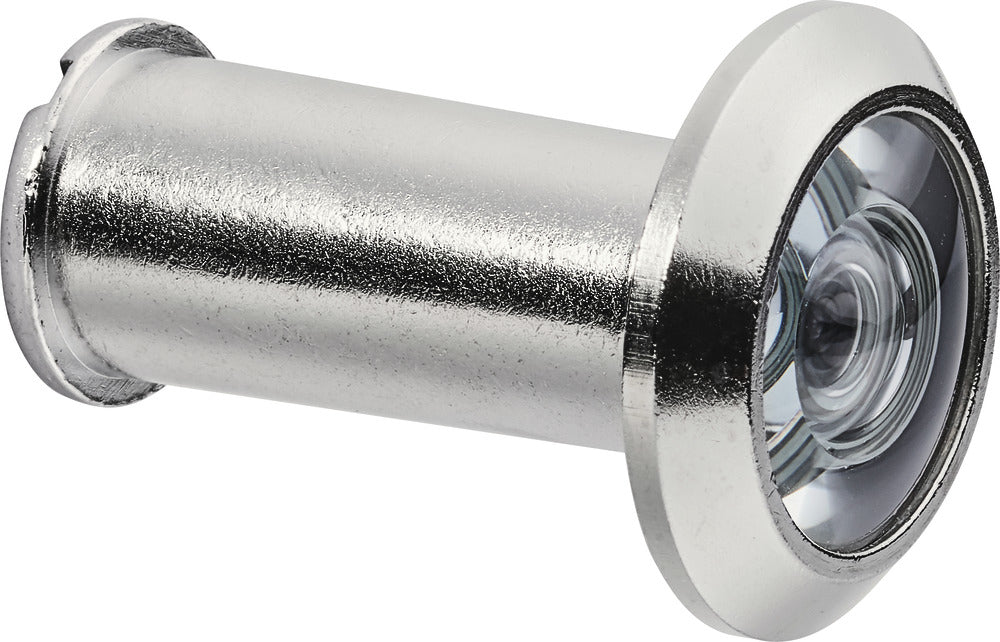 ABUS 2203 S CL/DFNLI Türspion-Set – 180°, Türe, Ø28 mm, Türstärke 35–106 mm, Metall, Silber