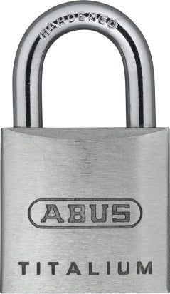 ABUS 64TI/20 Twins B/DFNLI Mechanisches Vorhängeschloss – Aluminium (Korpus), gehärteter Stahl (Bügel)