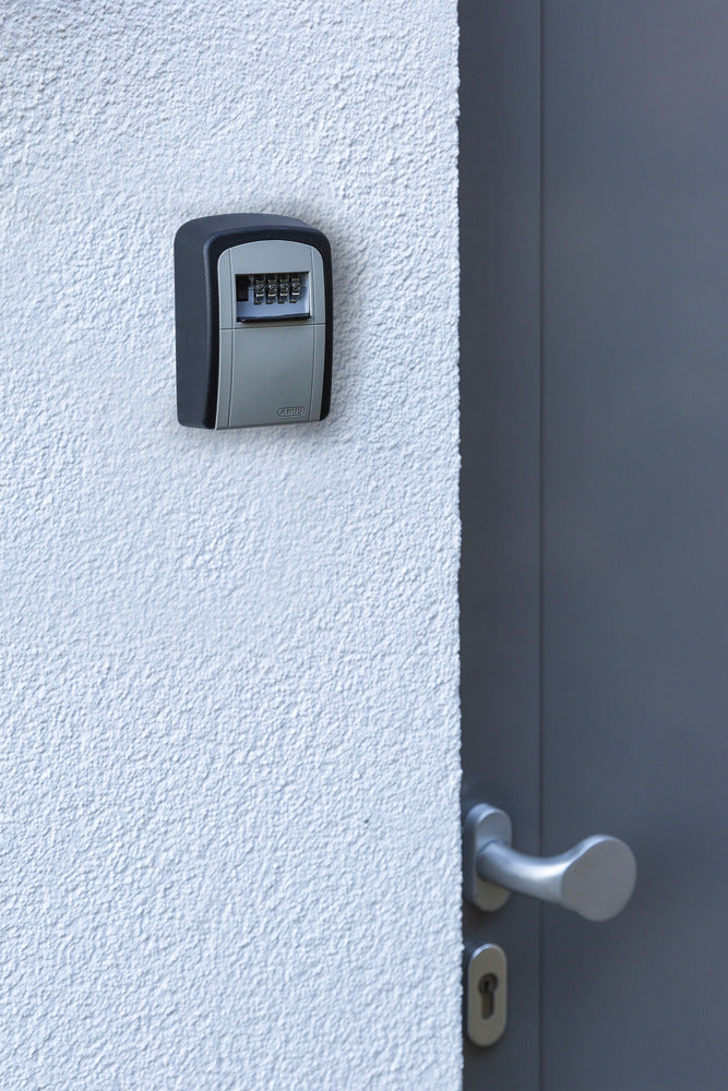 ABUS KeyGarage 707 – Schlüsseldepot, Zahlenschloss, Aluminium, Silber, 88 × 39 × 120 mm