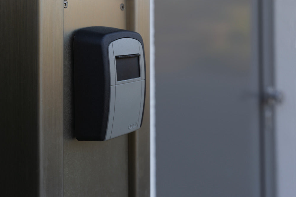 ABUS KeyGarage 707 – Schlüsseldepot, Zahlenschloss, Aluminium, Silber, 88 × 39 × 120 mm