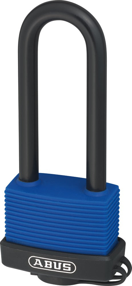 ABUS 70IB/45HB63 Mechanisches Vorhängeschloss – Messing, Bügel H×B 63×20 mm, Ø8 mm, Sicherheitsstufe 5, Blau