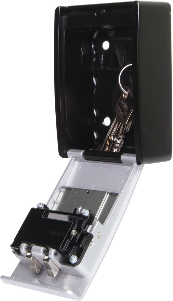 ABUS Schlüsseldepot (Key Garage) 787, Zahlenschloss, Stahl, Schwarz/Silber – Wandmontage