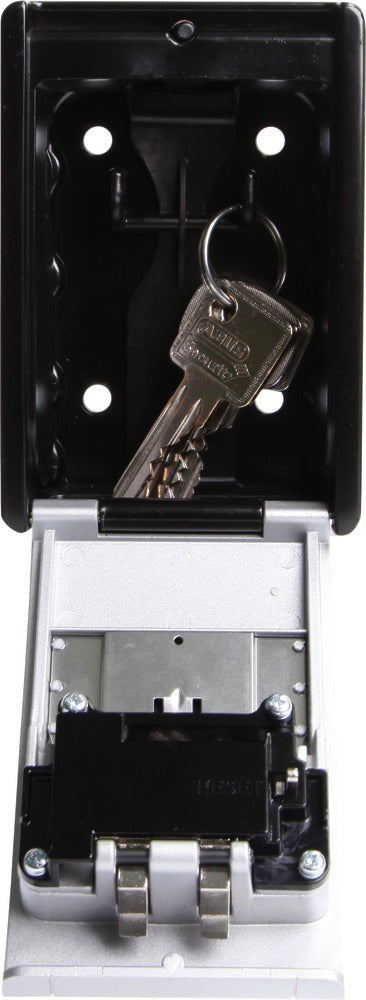 ABUS Schlüsseldepot (Key Garage) 787, Zahlenschloss, Stahl, Schwarz/Silber – Wandmontage