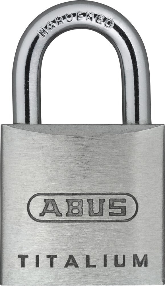 ABUS 64TI/20 Mechanisches Vorhängeschloss – Aluminium, Bügel 11,5×9,5 mm, Ø3,5 mm, Sicherheitsstufe 3, Aussen