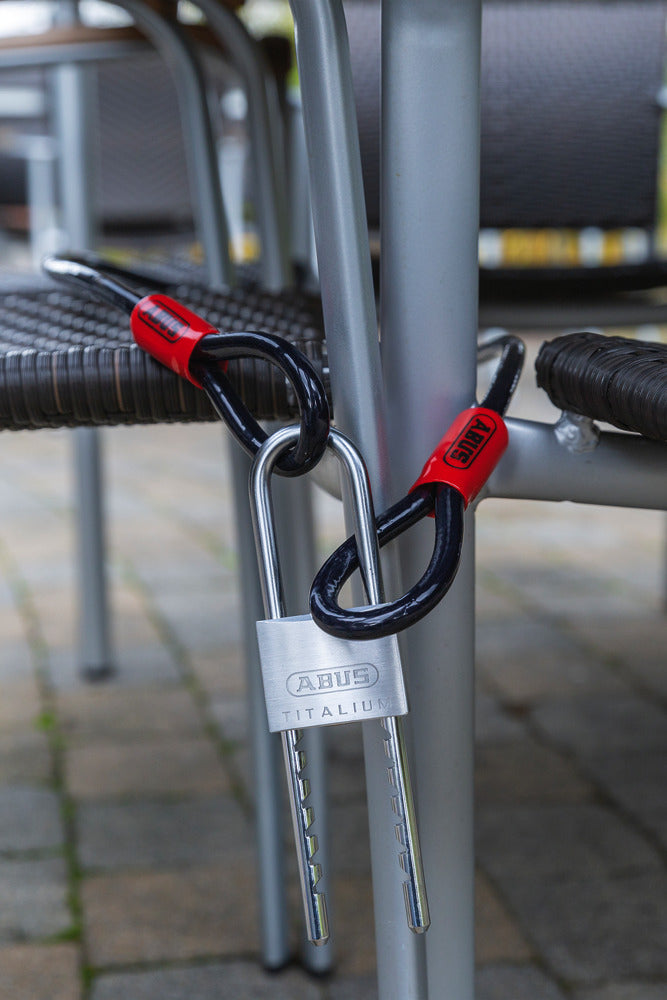 ABUS 64TI/20 Mechanisches Vorhängeschloss – Aluminium, Bügel 11,5×9,5 mm, Ø3,5 mm, Sicherheitsstufe 3, Aussen
