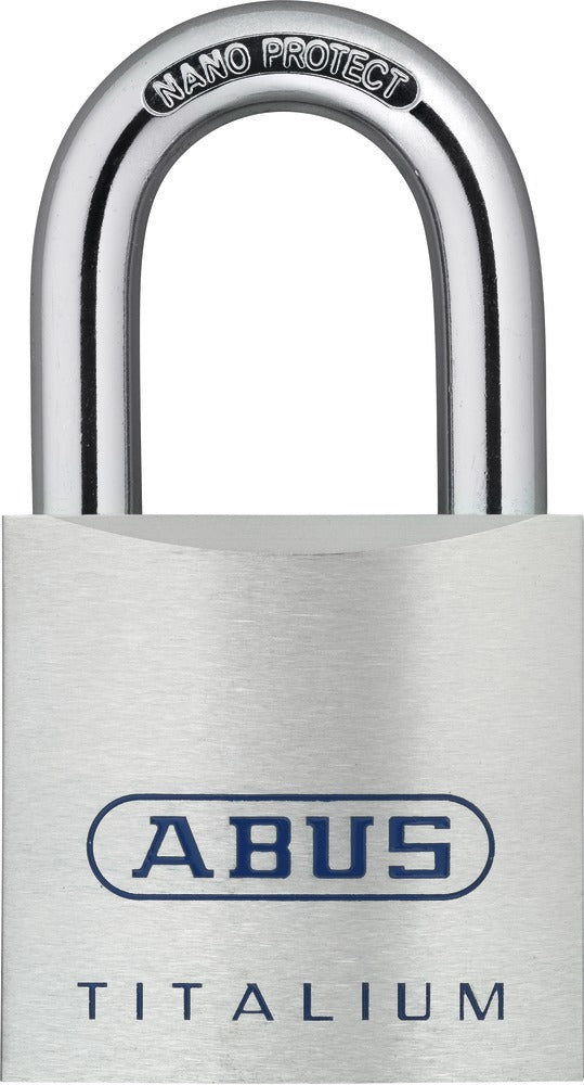 ABUS 80TI/50 vs. Mechanisches Vorhängeschloss – Aluminium, Bügel 35×25 mm, Ø10 mm, Sicherheitsstufe 8, Aussen
